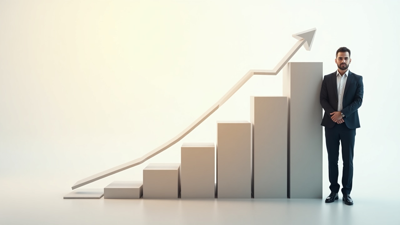 Gráfico de crecimiento profesional